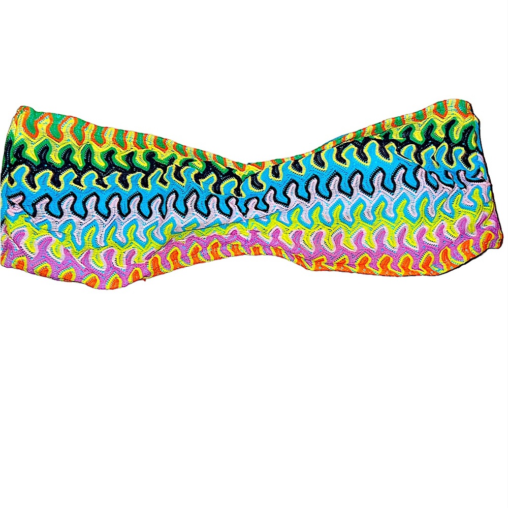 Old Navy XL bandeau Multi color Bikini Top